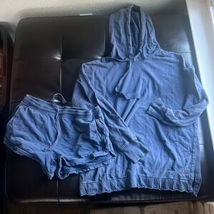 Aerie Hoodie and Shorts Set - Medium
